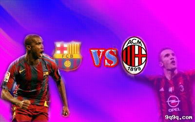 barca  vs  milan